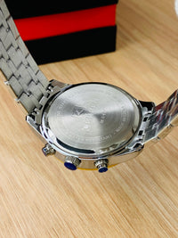 CURREN 8427 - Moongraph Working Stainless Steel Chain Watch For Men's