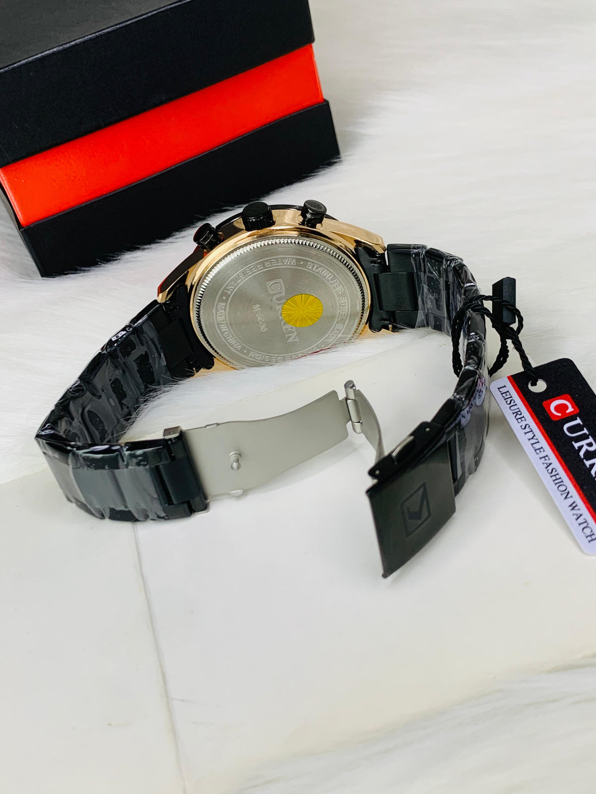 CURREN 8355 - Stainless Steel Chronograph Working Watch For Men's