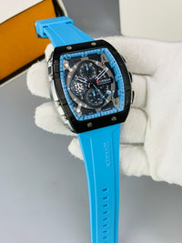CURREN 8442 - Rubber Strap Chronograph Working Watch For Men's