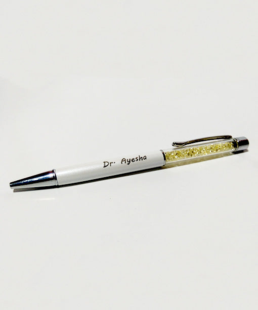 Crystal Diamond Pen With Engraved Name