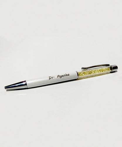 Crystal Diamond Pen With Engraved Name