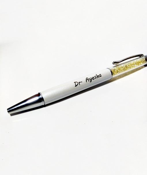 Crystal Diamond Pen With Engraved Name