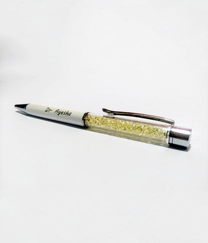 Crystal Diamond Pen With Engraved Name