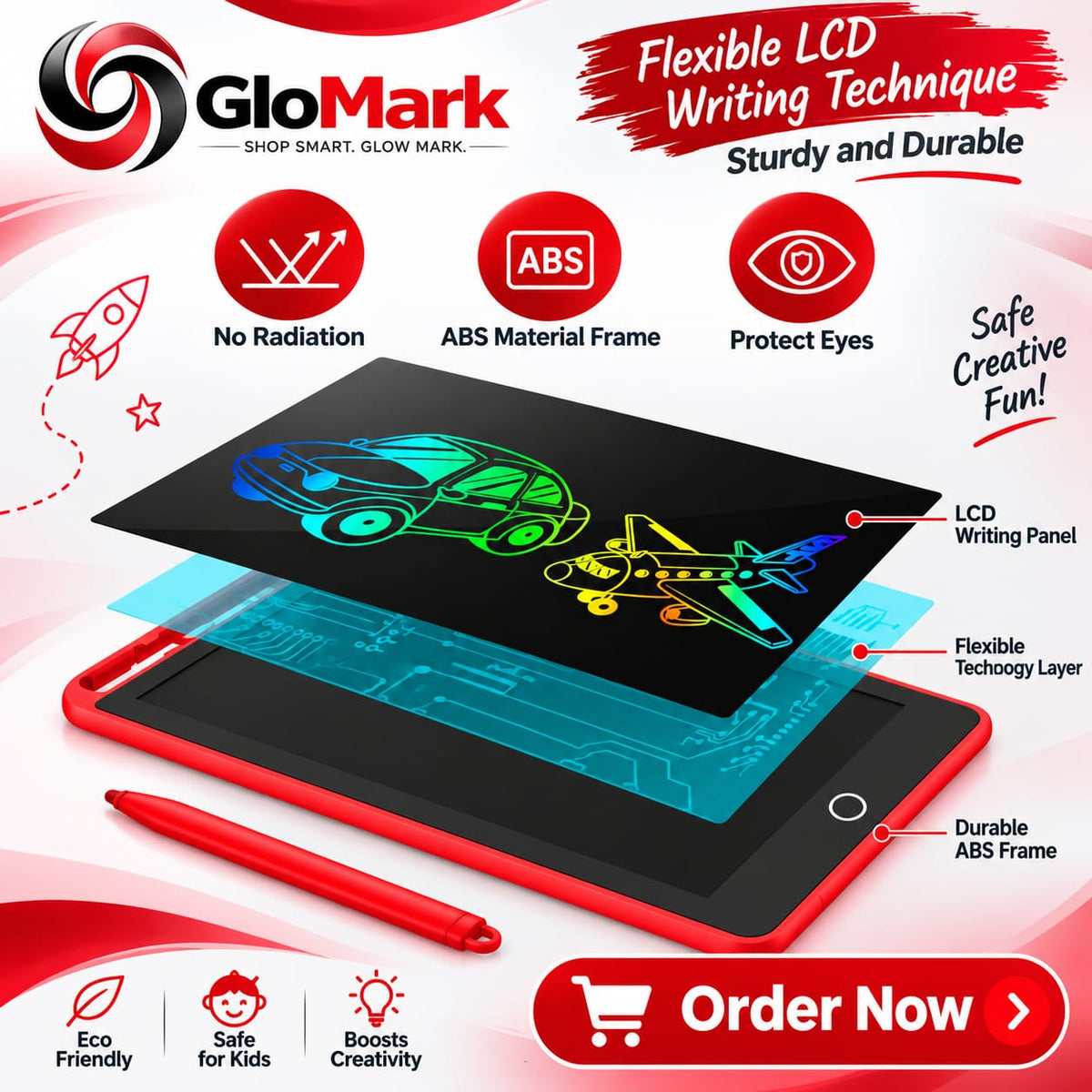 Magic LCD Writing & Drawing Tablet for Kids