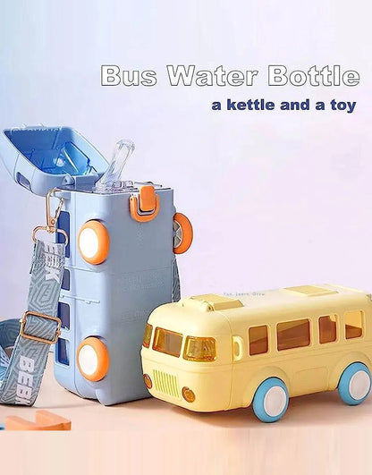 Adorable Bus Design School Water Bottle for Kids – Safe, Fun & Easy to Carry