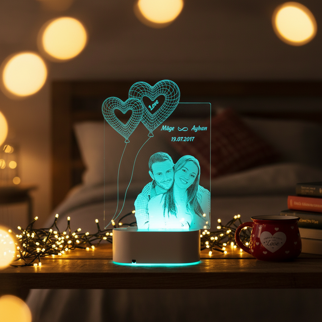 Custom Photo Printed 3D Led Lamp