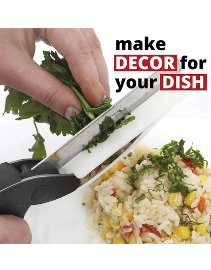 2 in 1 Kitchen Knife & Cutting Board - Great for Food Slicing & Chopping