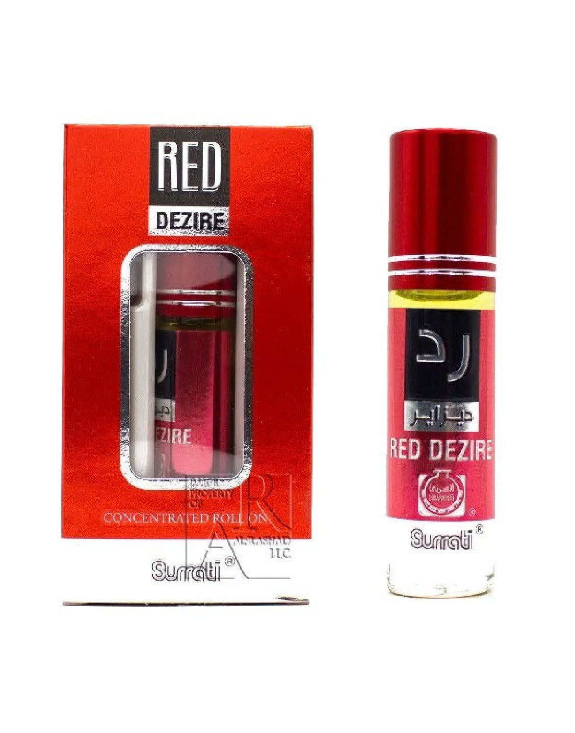 Pack of 3 Surrati Perfume Oils Inspired by Aventus Creed, Millionaire & Dunhill Desire Red