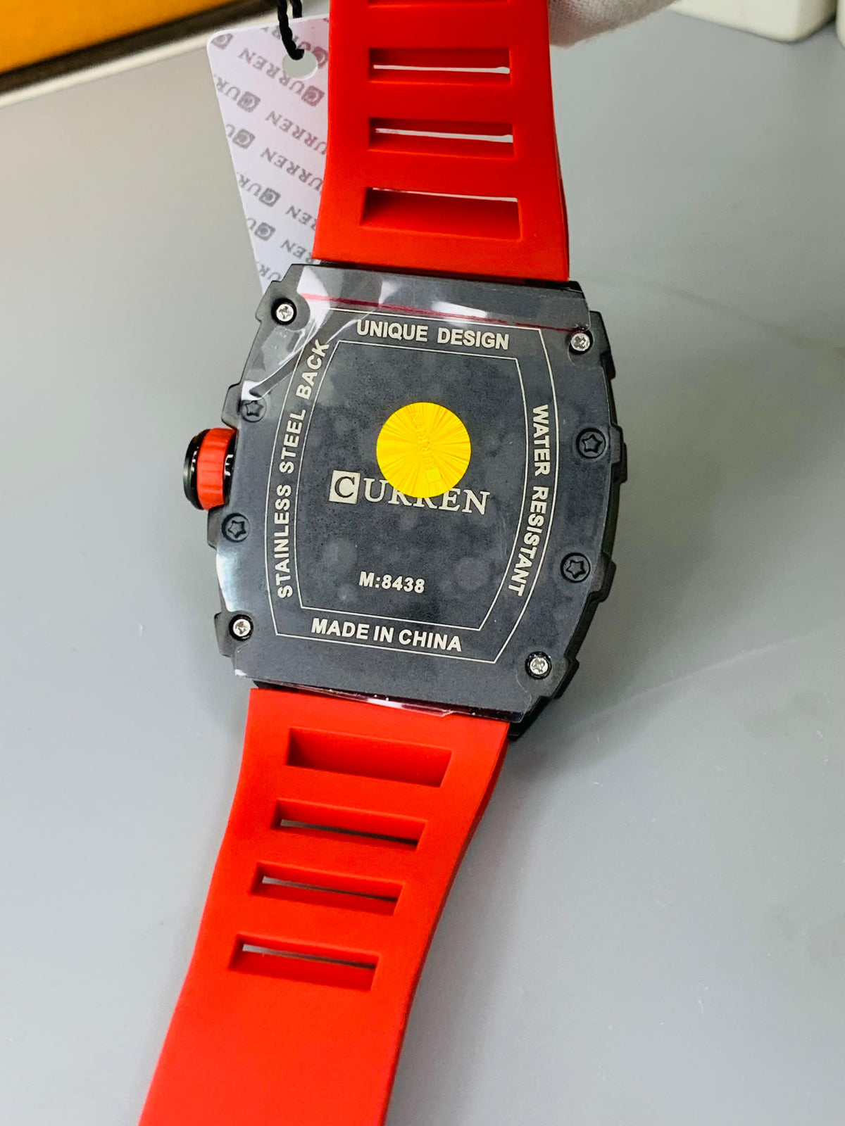 CURREN 8438 - Skeleton Watch For Men's