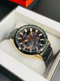 CURREN 8363 - Stainless Steel Chain Chronograph Working Watch For Men's